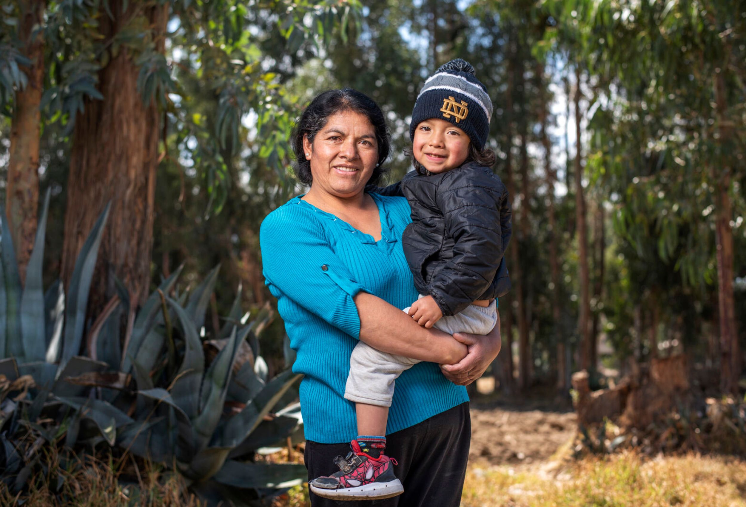 CMMB Community Health Agent Angelica her son